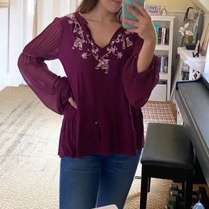 Purple Blouse